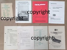 IFA QEK Junior Inhalt Bordmappe,Bedienungsanleitung,Zelt-Anleitung HP 400.83,DDR