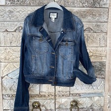 Jeans Jacke Kurz Forever 18 S hippie boho retro 80s jeans jacke bolero