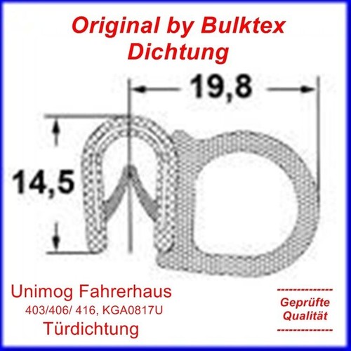 Türdichtung hinten für - türdichtung,