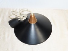 Design Lampe Vintage Hängelampe schwarz ! 70er Jahre!