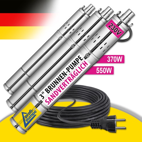 Zoll tiefbrunnenpumpe - 3",