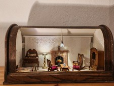 Puppenstube möbliert mit