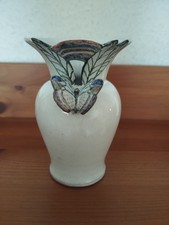 Weiße Keramikvase im