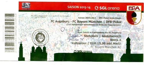 Ticket dfb pokal augsburg - augsburg,