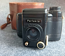 Perfekta DDR Kamera schwarz VEB Rheinmetall Achromat