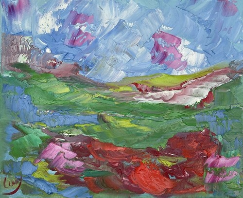 Gemälde landschaft ölmalerei - gemälde,