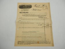 Jacob Horz Weingut Winkel Rheingau Ingelheimer Burgunder Rechnung 1936