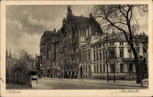 Hansestadt lübeck - ak,