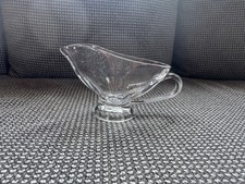 Sauciere aus Glas, 20cm lang