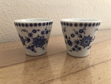 Seltmann Weiden Bayrisch Blau Doris zwei Eierbecher 
