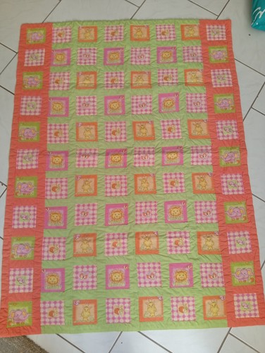 Patchwork quilt decke - patchwork,