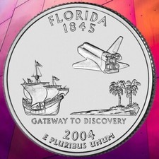 QUARTER Dollar  FLORIDA  2004