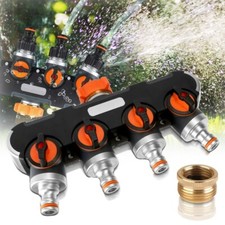 4 Wege Wasserhahn Schlauch Verteiler Gartenschlauch GardenaGartenschlauch 3/4".