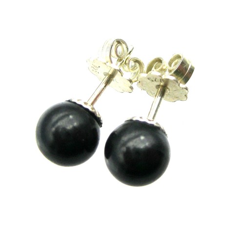 Ohrstecker schungit - ohrstecker,