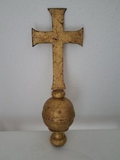 Antikes Prozessionskreuz - Holz / Eisen -