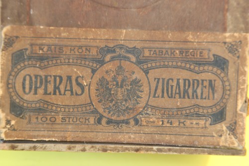 Antique operas cigar box - operas, k.k
