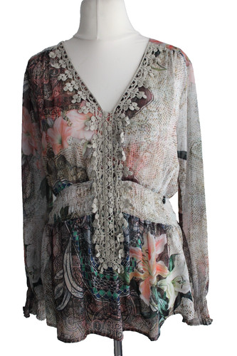 Desigual langarm bluse - desigual, gr