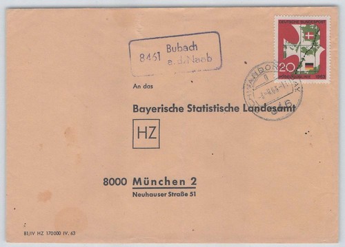 Bund landpoststempel 8461 - bund,