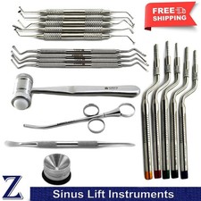Zahnimplantat Sinus Lift Instrument Osteotome Lucas Knochen Kürette Holzhammer Hammer