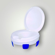 Toilettensitzerhöhung Clipper III, WC-Sitz Erhöhung für Senioren, 3-in-1 Hilfe