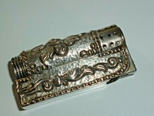 IMCO "TRIPLEX" POCKET PETROL WICK LIGHTER WITH 800 SILVER CASE - 1956 - AUSTRIA