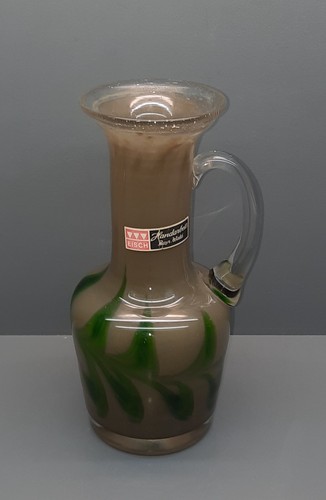 Eisch glas henkel vase - eisch, *