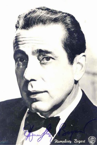 Humphrey bogart autogramm - humphrey, bogart++autogramm++