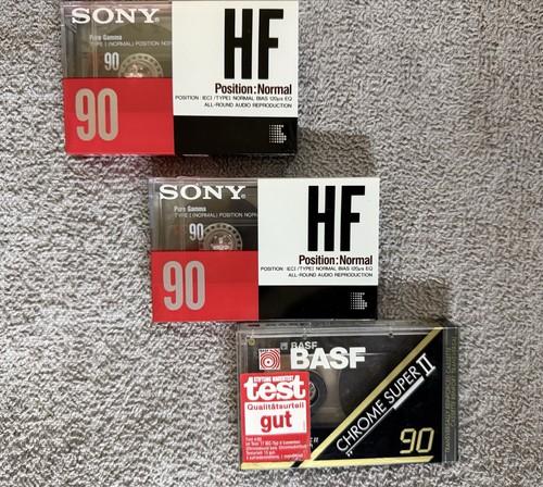 Sony basf kassetten minuten - kassetten, 90
