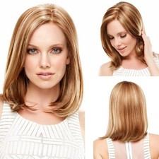 Damen Perücke Blond Braun wie