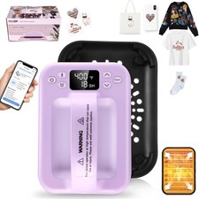 Wärmepresse Tragbare Sublimationstransfer T-Shirt 21x16cm Hitzepresse mit APP