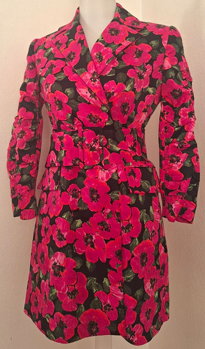 Zara damen mantel blumenmuster - damen,
