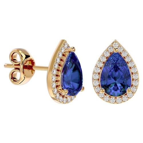 Karat gelbgold ohrringe mit - gelbgold,