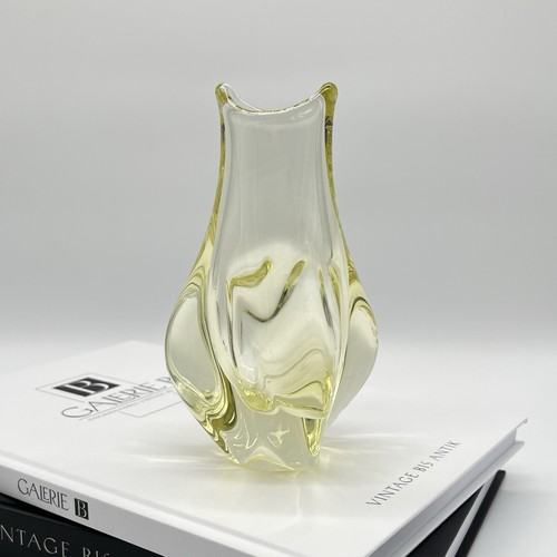 Vintage czech art glas - glas, vase