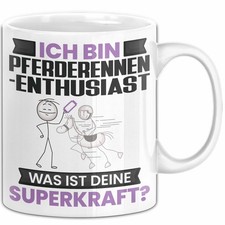 Pferderennen-Enthusiast Tasse