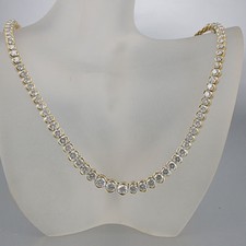 Collier 750 18k gelbgold - in, 750/18k