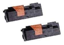 2 x Tonerkartusche für Kyocera FS-1300 FS-1300D wie TK-130 XXL Cartridges BLACK