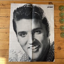ELVIS PRESLEY BRAVO Poster Plakat ca 39,8 x 51,5 cm + Blondie orig 70er/80er