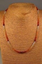 FEUEROPAL KETTE COLLIER 28,62ct.!! Edelstein Schmuck Heilstein Halskette Classic