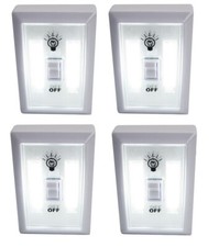 4 x Notbeleuchtung LED COB Notleuchte Notlicht Leuchte Stromausfall Lampe Licht