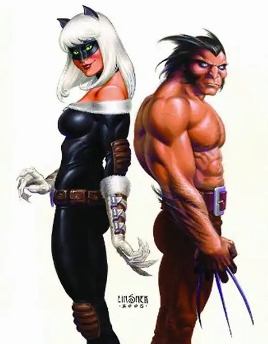 Wolverine black cat claws - wolverine,