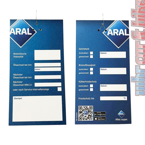 Aral ölwechselanhänger - aral,