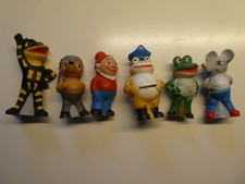 Sechs Figuren Lurchi und seine Freunde, kein Walt Disney, Salamander Schuhe