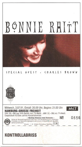 Bonnie raitt concert 1991 - concert,