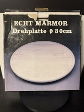 Servierplatte, drehbar, Marmor