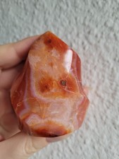 Karneol Carneol Flamme Poliert
