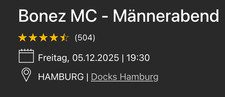 Bonez MC Hamburg Männerabend