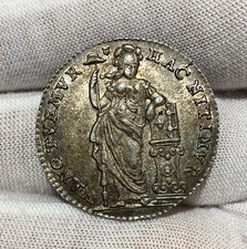 1786 Niederlande Ostindien 10 Stuivers 1/2 Gulden Utrecht selten Beauty Video