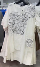 Kleid Hemdblusenkleid Tunika Longshirt onesize oversize Gr ca 46,48,50 52 Leinen