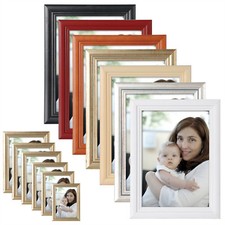 Artos Bilderrahmen Holz Rahmen m. Passepartout 10x15 13x18 15x20 20x30 30x40 #52