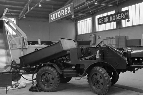 Unimog leichter kipper lkw - kipper,